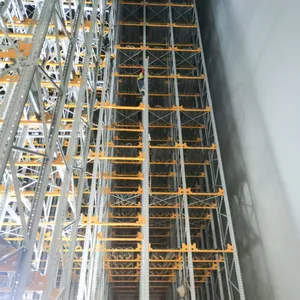 Semi-Automatic Warehouse Moving Radio Pallet Shuttle Racking System 4 Ways Shuttle Car Remote Control Radio Shuttle Racking