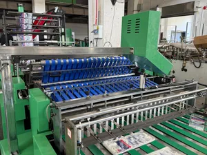 Automatic Plastic Bag Production Machine with PLC Touch Screen and Inverter Drive System