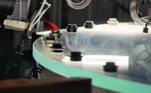Automatic Round Plastic Component Defect Inspection and Sorting Machine