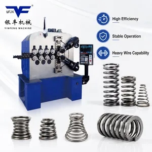 Coil Spring Super Creep Resistance Compression Spring Resistant to Ultra-High Temperatures Metal Spring Making Machine
