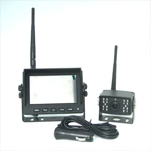 D12-24V 5" Screen Display One Channel Wireless Backup Camera System for Trucks, Cars, Rvs & Trailers