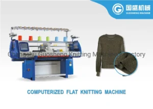 Fully Automatic Woolen Sweater Machine Knitting Price Double System