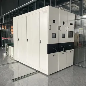 Mobile Library Shelving Mechanical File Storage System Mobile Compactor