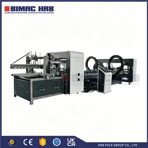 Automatic Counting Function Add Folder Gluer Stitcher Machine for Corrugated Carton Box Making