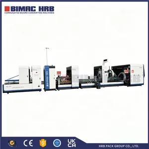 Automatic Counting Function Add Folder Gluer Stitcher Machine for Corrugated Carton Box Making