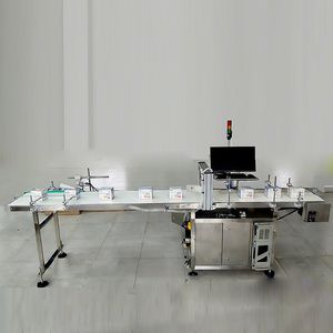 High-Speed Qr Code Scanner Machine with Automatic Conveyor Sorting and Rejection System