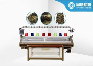 1. Blue High Performance Computerized Raschel Blanket Knitting Machine