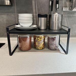 Compact Storage Rack for Small Kitchen Spaces