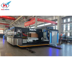 Fully Automated Cardboard Box Making and Printing Machine