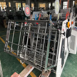 Automatic Hamburger Paper Box Forming Machine, Carton Box Making Machine