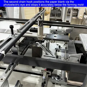 Automatic Paper Lunch Food Box Making Machine