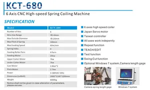 KCT-680 Train Using Spring Coiling Machine