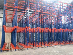 Jinhui High Efficiency Auto Rack Shuttles Warehouse Stacking Racks & Shelves Storages Rack Pallet Shuttle Racking System