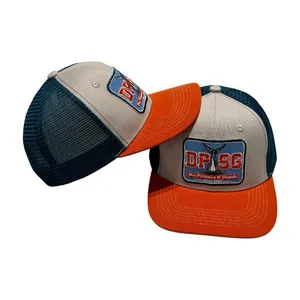 Customizable 6 Panel Colorful Mesh Trucker Hat with Rope