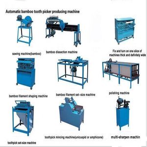 Toothpick Machine Automatic Bamboo Toothpick Production Making Machine