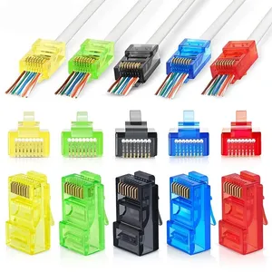 Colorful Connector 8p8c UTP RJ45 CAT6/Cat5e UTP RJ45 Network Cable Modular Plug