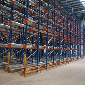 Automated Racking System Shuttle Warehouse High Tech Shelving Radio Shuttle Pallet Racking