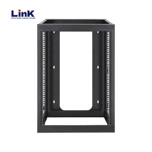 19" Open Frame Server Rack Free Standing Rolling Network/Computer Equipment Data Rack