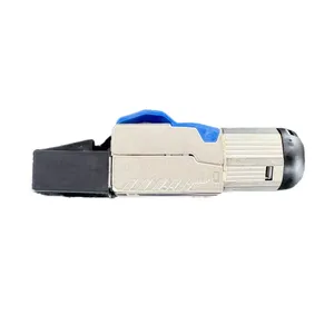 Ethernet CAT6 RJ45 Modular Plug FTP Shielded Bronze Contacts Network Cable Connector