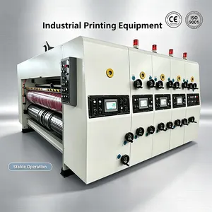 Mini Automatic Flexo Printer Slotter with Stacker Machine / Mini Printing Machine / Box Printing Machine