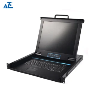 1u Single-Port Kvm Console for Server Rack - 19 Inch - Rmcon1901