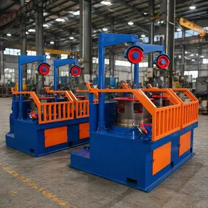 PLC Control Professional Design Wheel Type/Pulley Type Wire Drawing Machine