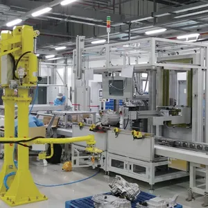 Automatic Assembly Line for Motorcycle with on-Line Inspection Function