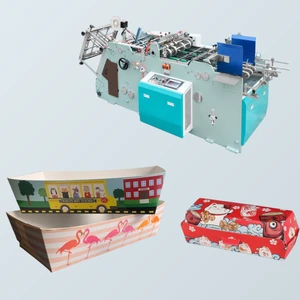 High-Performance Box Making Machine with Integrated Folder Gluer System