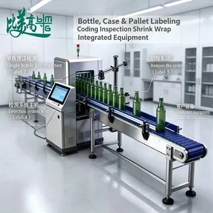 Full-Automatic Packaging Line Inspection System 1d/2D Code Reading, Label Verification, Reject Mechanism, Wrapping, Serialization & Track and Trace