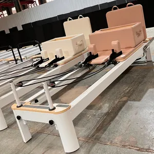 Durable Pilates Reformer Innovative Customized Leather Machine for Movement Coordination Control