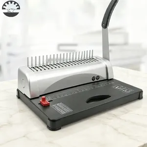 Compact Binding Machine for A4 Papers with 21 Hole Comb System