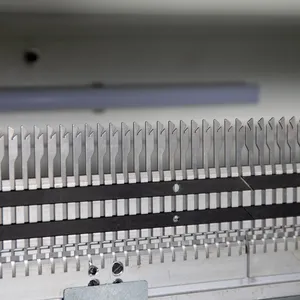 Computerized Blue Flat Knitting Machine for Raschel Blankets