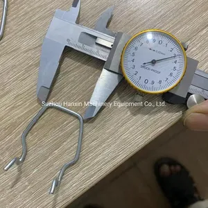 Automatic Galvanized Spring Wire Bending Channel Wire Clips Making Machine