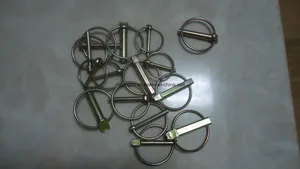 Galvanized Wheel Spring Clip, Round Type Spring Pin