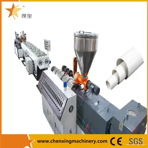 Good Quality PVC Double Pipe Extrusion Machine /PVC Pipe Making Machine/Pipe Production Line with Two Die Head
