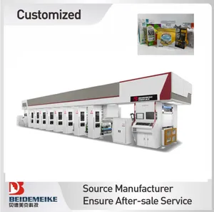 Professional Auto Register Rotogravure Printing Machine with Advanced Tension Control System