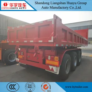 Factory Price Rear Dumper Semi Trailers Tractor Farm Dump Trailer