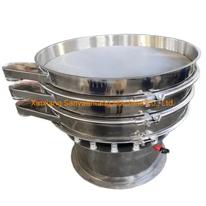 Round Paper Pulp Screening Machine Vibrating Sieve Filter