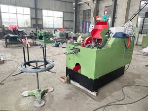 Automatic Steel Wire Rivet Nail Making Machine with Thread Making Semi-Tubular
