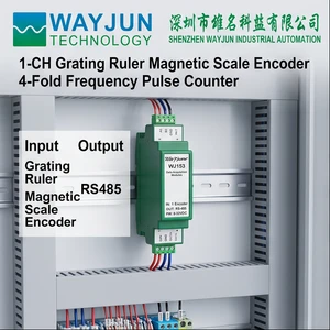 Grating Ruler, Magnetic Grating Ruler Encoder, 4th Harmonic Pulse Counter Supports PNP and NPN Inputs