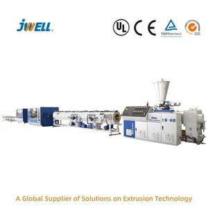 Jwell Sch40 Sch80 ISO ASTM European Standard PVC Pipe Machine with Automatic U/R Rectangular Type Belling Socketing Machine