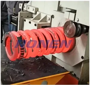 Big Size Engine Spring Roll Making Machine Forging Springs Hot Coiling Machine