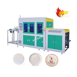 Automatic High Speed Food Container Dish Forming Machine Biodegradable Baking Cake Paper Plate Making Machine