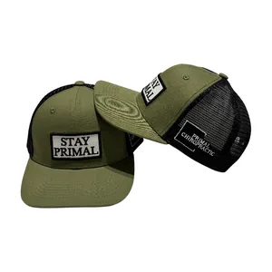 Customizable 6 Panel Colorful Mesh Trucker Hat with Rope