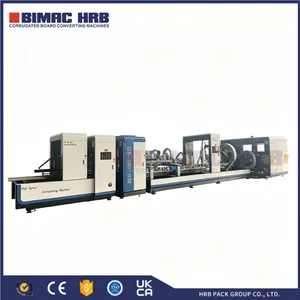 Precision Positioning Auto Run Folder Gluer Stitcher Machine for Corrugated Carton Box Making