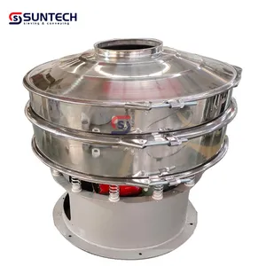 Industrial Vibrating Sieving Corn Rice Flour Screen Machine System