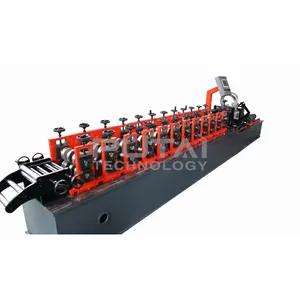 Putai Triangle Shape Ceiling System Galvanized Spring Tee Profile Roll Forming Machine for Building
