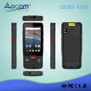 Model Ocbs-A200 Handheld 2D Barcode Scanner Mobile Android 9.0 PDA for Stock Control