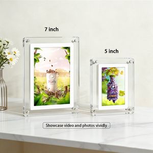 5 Inch 4GB IPS Screen LCD Screen Displayed Frame with Automatic Rotation Acrylic Digital Photo Frame