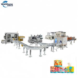 Welldone Automated Tissue Paper Making Machine Multi-Function Facial Tissue Converting Line